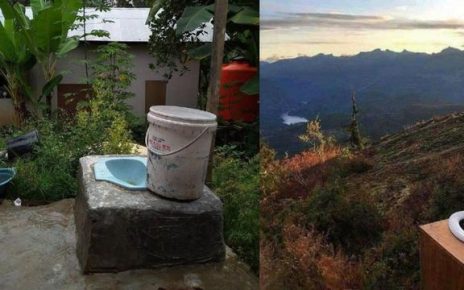 6 Potret WC dengan Konsep Alam Bebas Ini Bikin Tepuk Jidat
